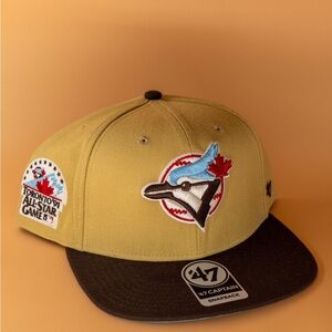 Toronto Blue Jays 1991 All-Star Game Snapback Hat ‘47 Brand MLB Khaki Brown